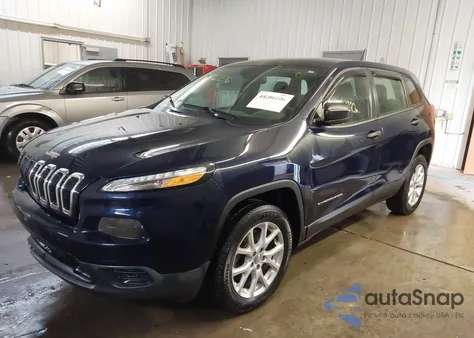 2014 Jeep Cherokee Sport из США, поврежденный, VIN 1C4PJLABXEW318659